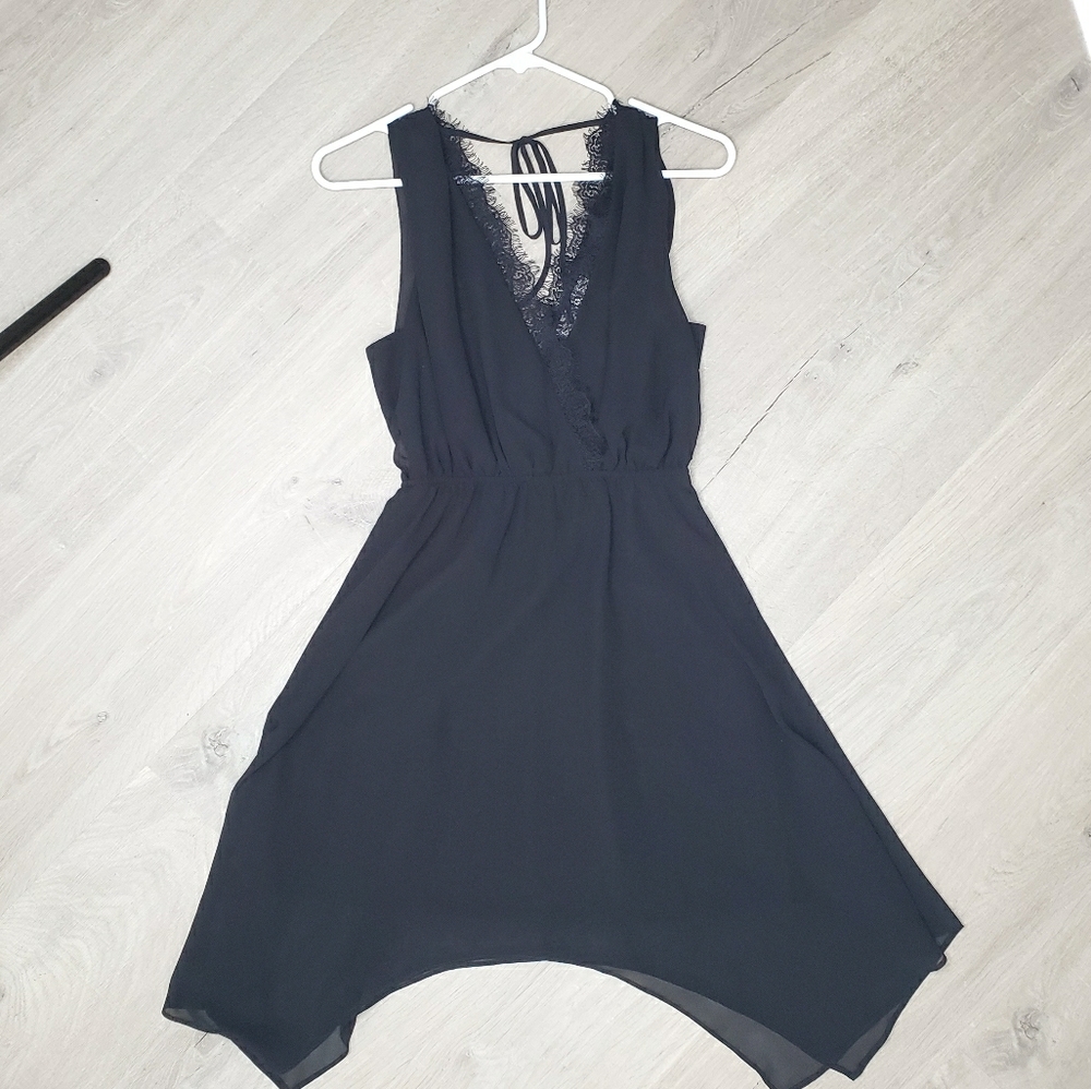 Black lace BCBG dress